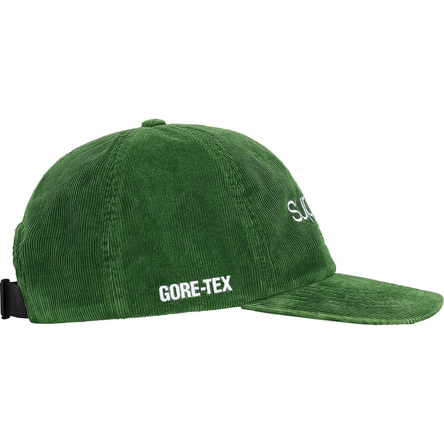 Details on GORE-TEX Corduroy Classic Logo 6-Panel Green from fall winter
                                                    2021 (Price is $54)