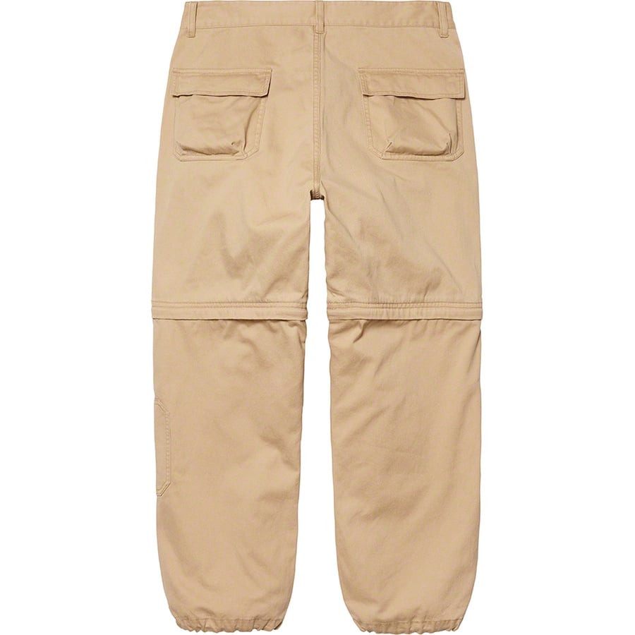 Details on Zip-Off Utility Pant Khaki from fall winter
                                                    2021 (Price is $168)