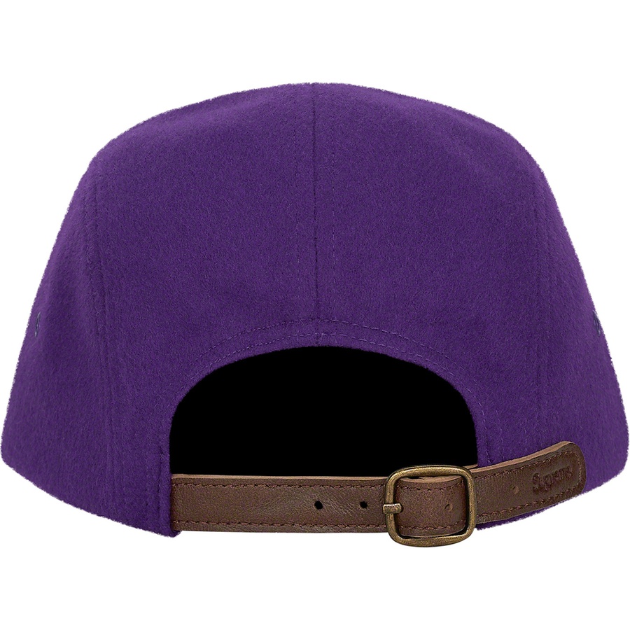 Details on Wool Camp Cap Purple from fall winter 2021 (Price is $58)