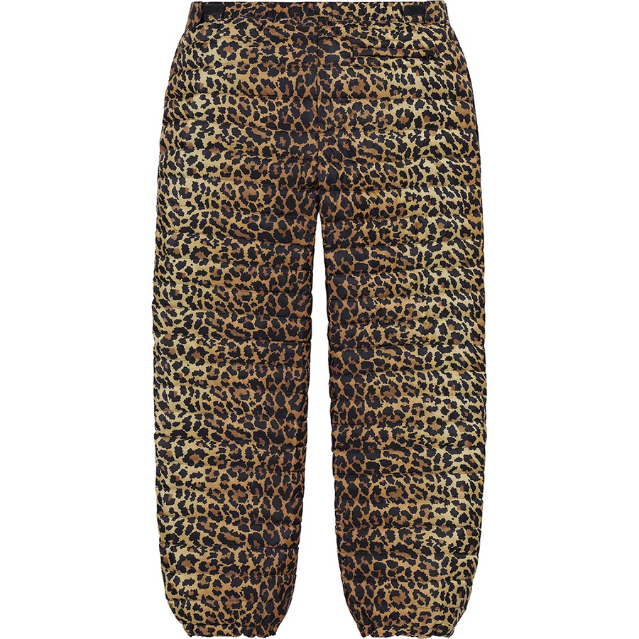 Details on Micro Down Pant Leopard from fall winter
                                                    2021 (Price is $188)