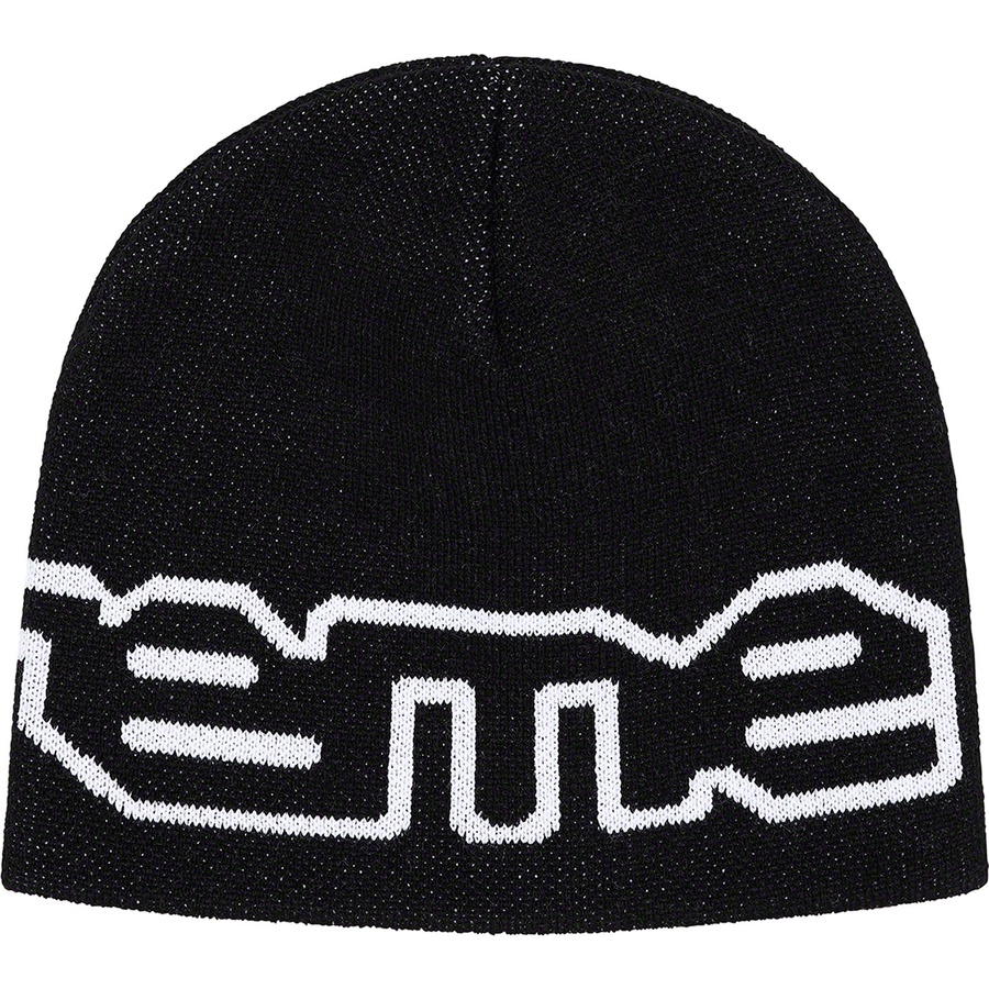 Details on Wrap Logo Beanie Black from fall winter
                                                    2021 (Price is $38)