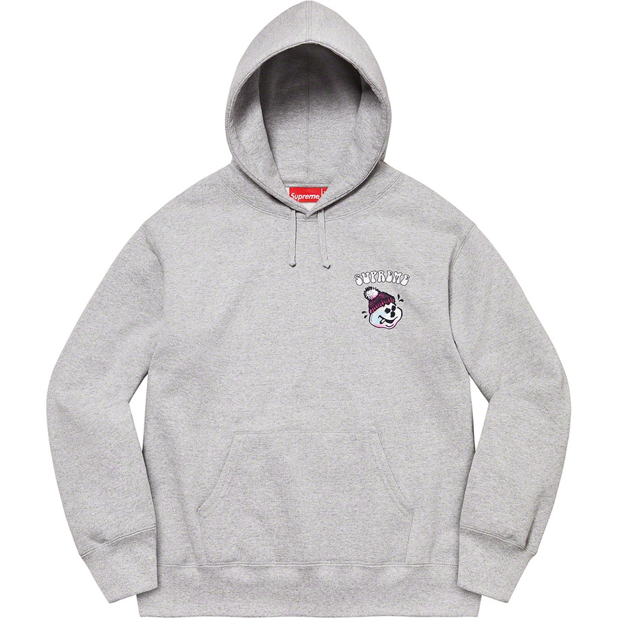 Details on Snowman Hooded Sweatshirt Heather Grey from fall winter
                                                    2021 (Price is $158)