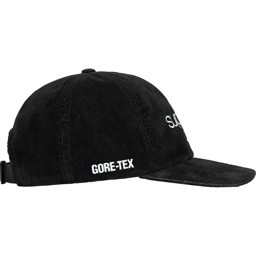 Details on GORE-TEX Corduroy Classic Logo 6-Panel Black from fall winter 2021 (Price is $54)