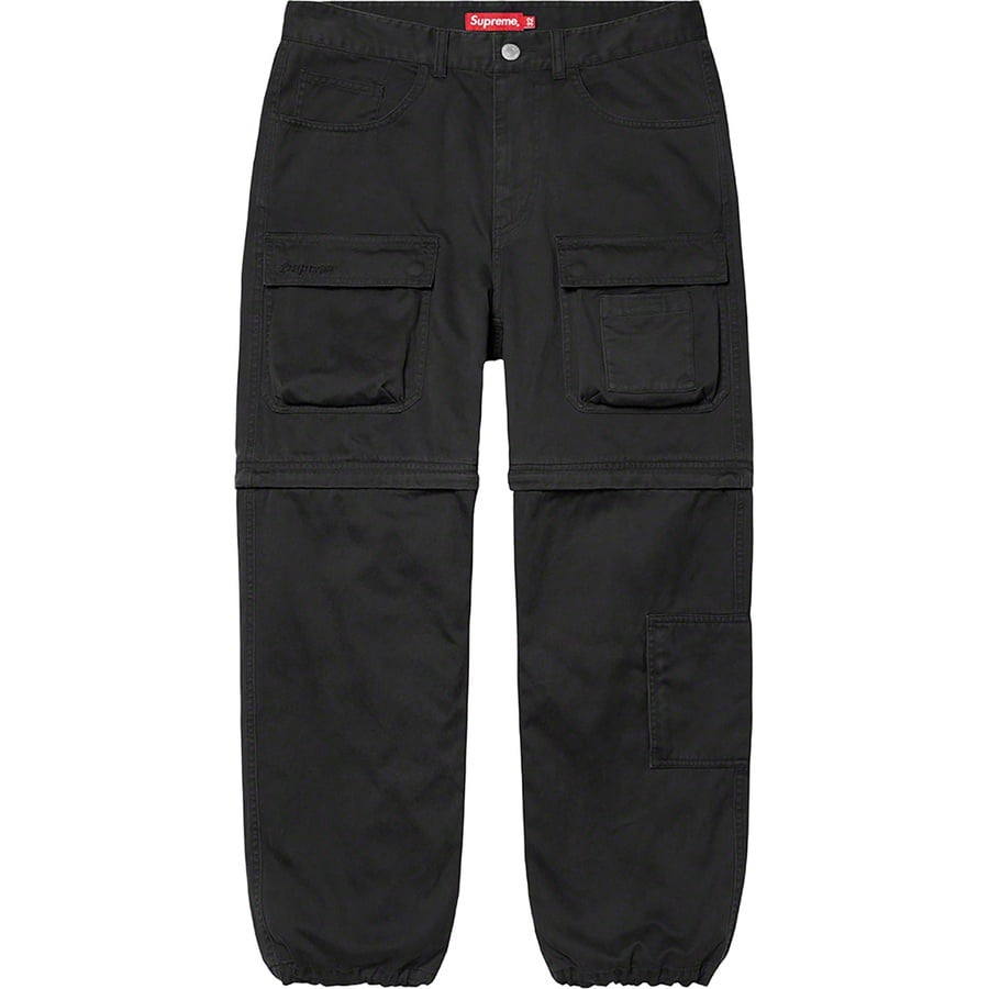 Details on Zip-Off Utility Pant Black from fall winter
                                                    2021 (Price is $168)