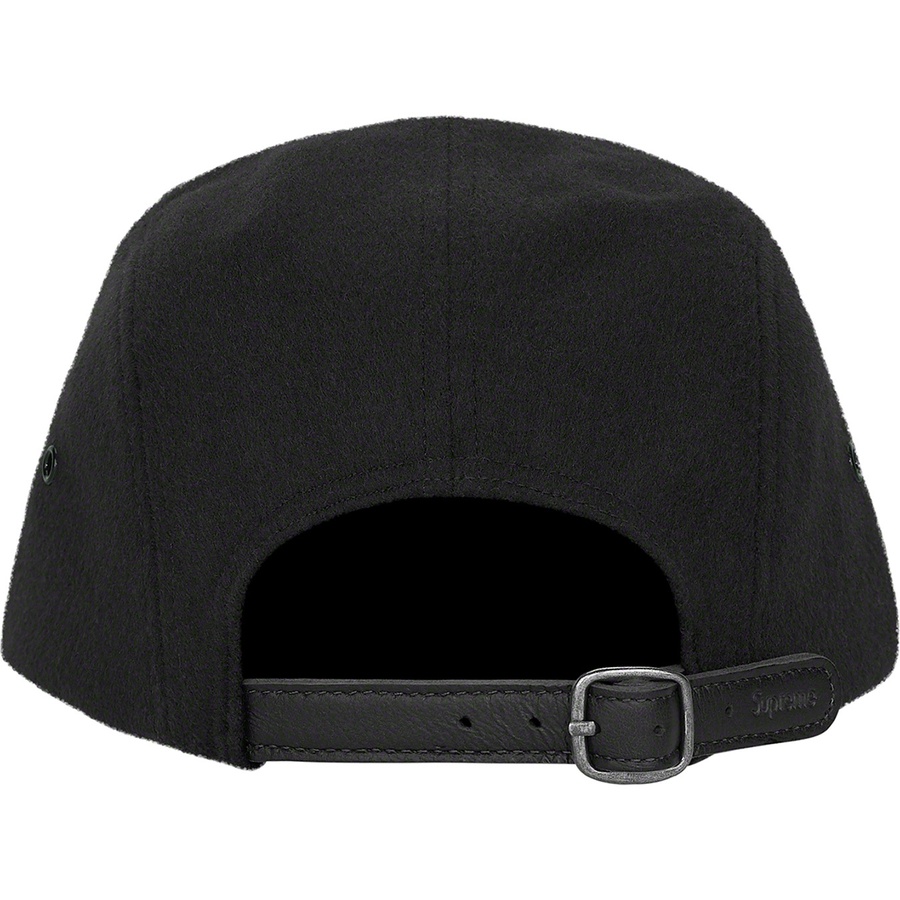 Details on Wool Camp Cap Black from fall winter 2021 (Price is $58)