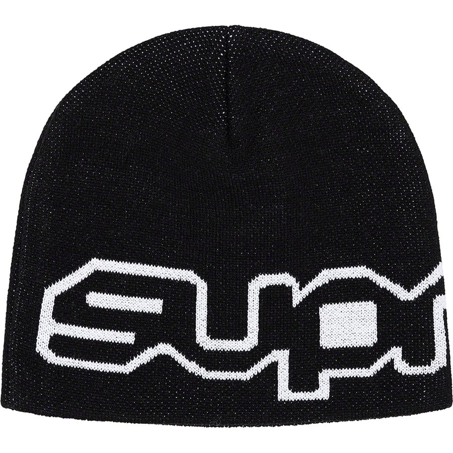 Details on Wrap Logo Beanie Black from fall winter
                                                    2021 (Price is $38)