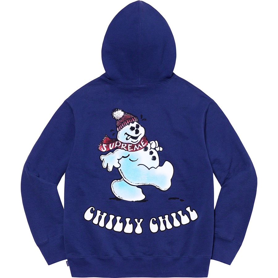 Details on Snowman Hooded Sweatshirt Dark Royal from fall winter
                                                    2021 (Price is $158)