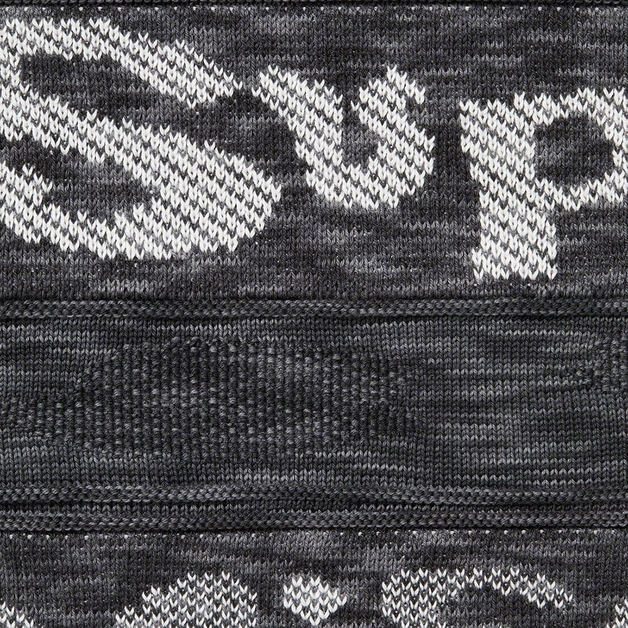 Details on Supreme Missoni Zip L S Polo Black from fall winter
                                                    2021 (Price is $228)
