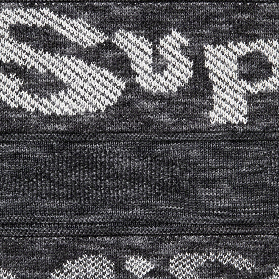 Details on Supreme Missoni Zip L S Polo Black from fall winter
                                                    2021 (Price is $228)