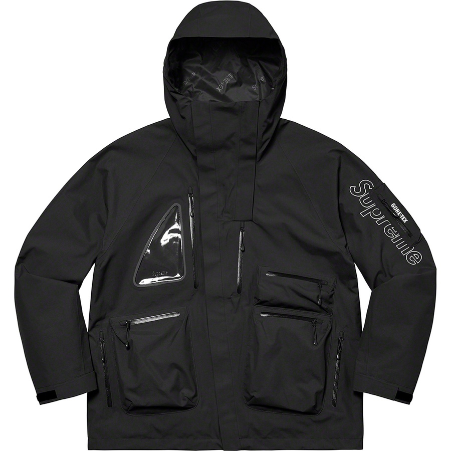 Details on GORE-TEX Tech Shell Jacket Black from fall winter 2021 (Price is $328)