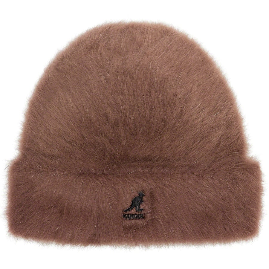 Details on Supreme Kangol Furgora Beanie Brown from fall winter 2021 (Price is $68)