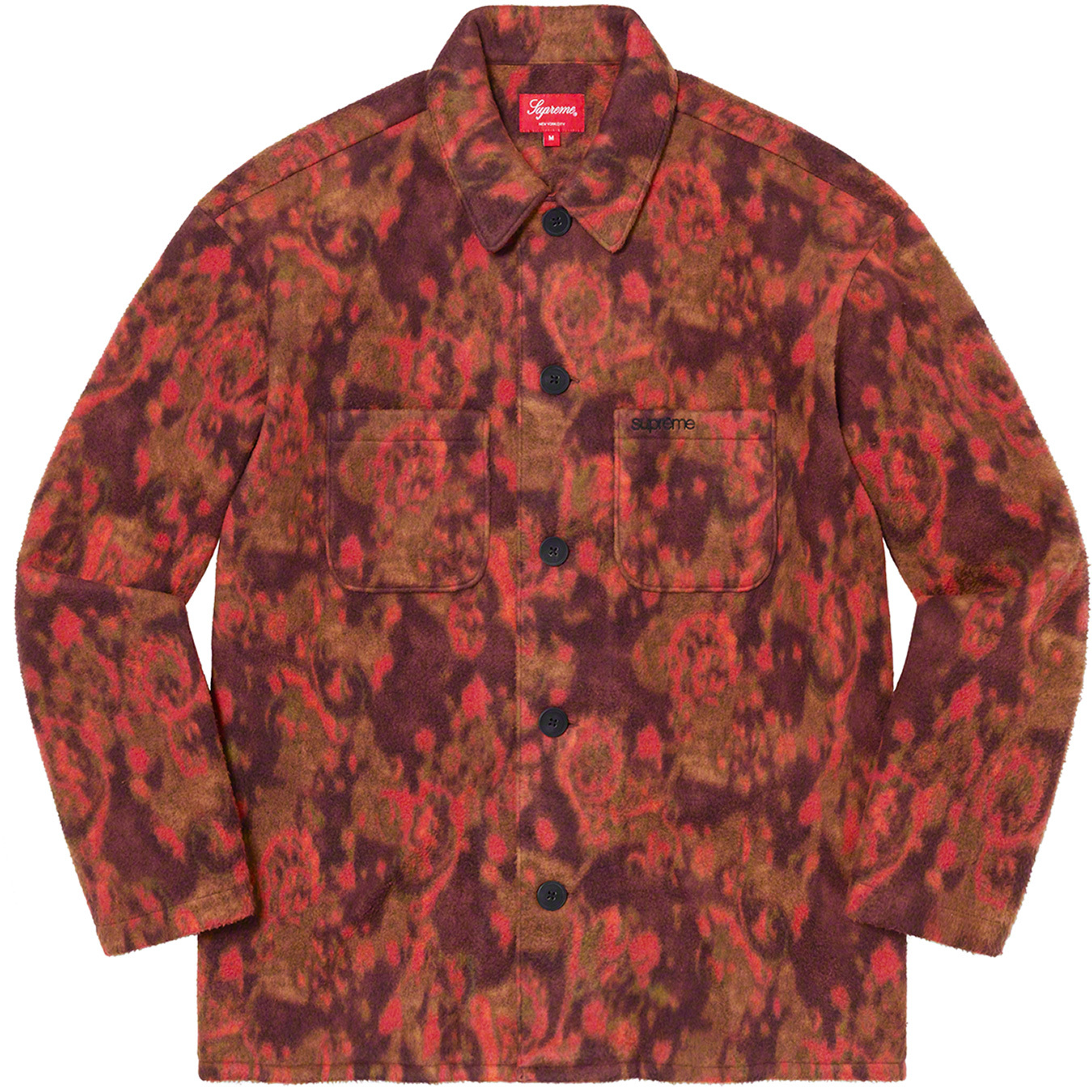 Paisley Fleece Shirt - fall winter 2021 - Supreme