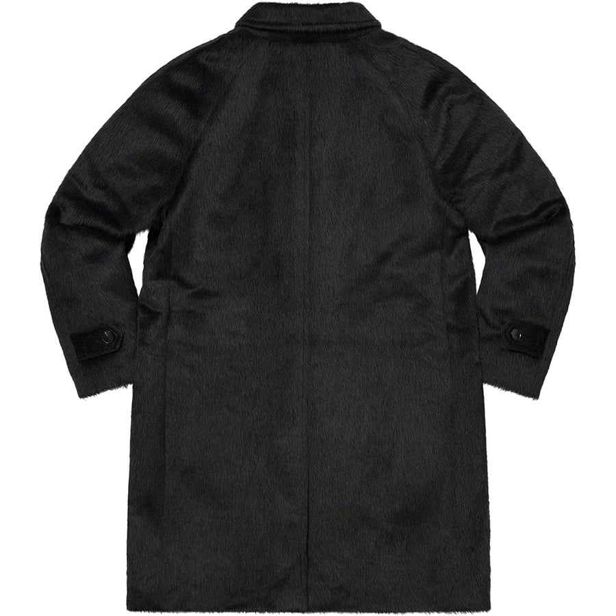 Supreme Alpaca Overcoat (FW21) - Black - $798