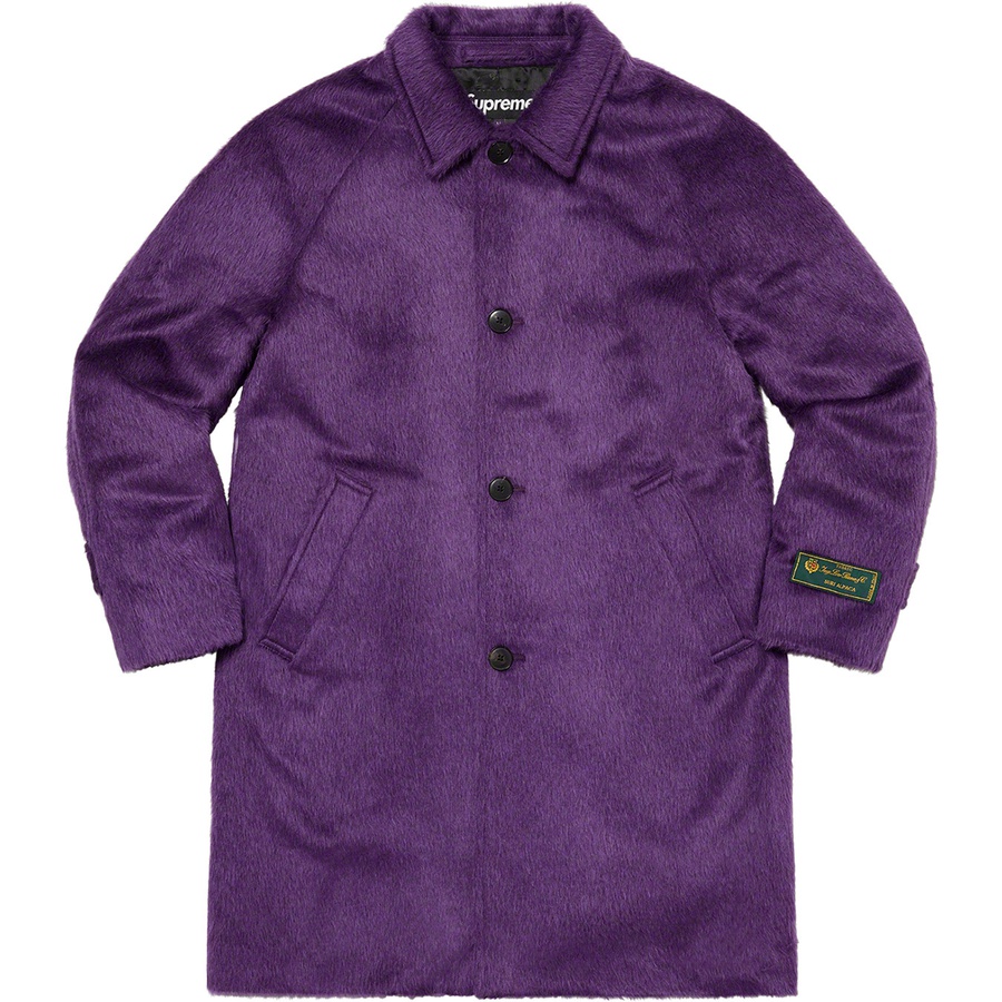 Details on Alpaca Overcoat Purple from fall winter 2021 (Price is $798)