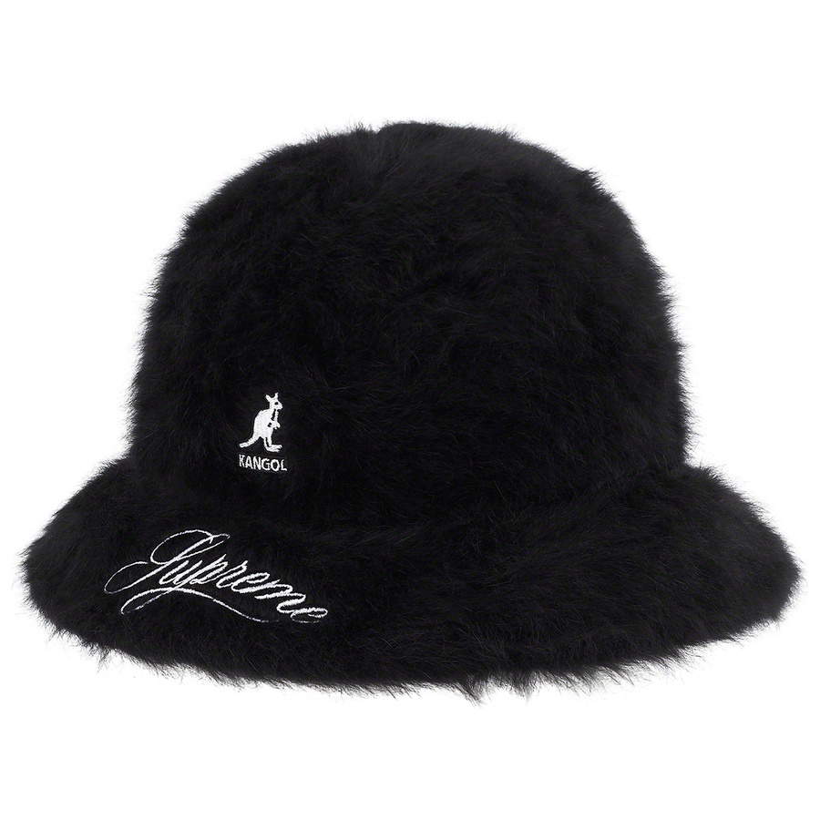 Details on Supreme Kangol Furgora Casual Black from fall winter 2021 (Price is $78)
