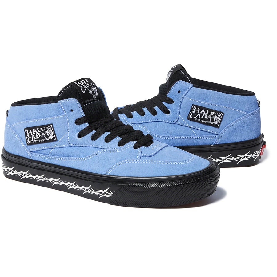 Details on Supreme Vans Half Cab Light Blue from fall winter
                                                    2021 (Price is $110)