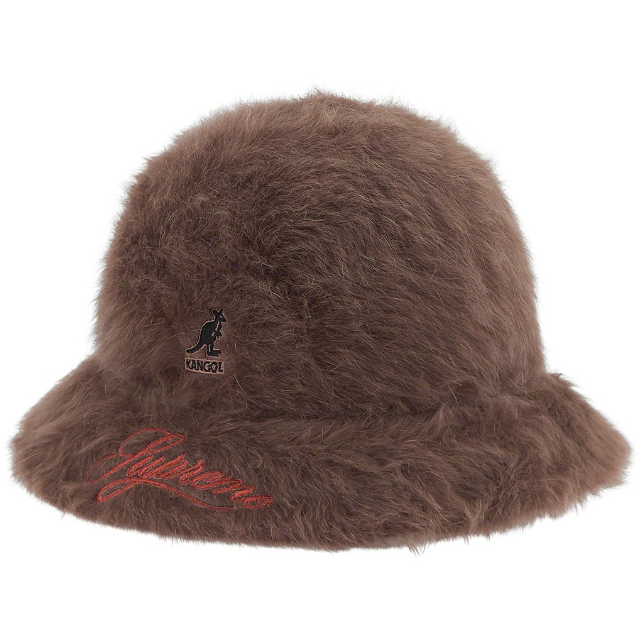 Details on Supreme Kangol Furgora Casual Brown from fall winter
                                                    2021 (Price is $78)