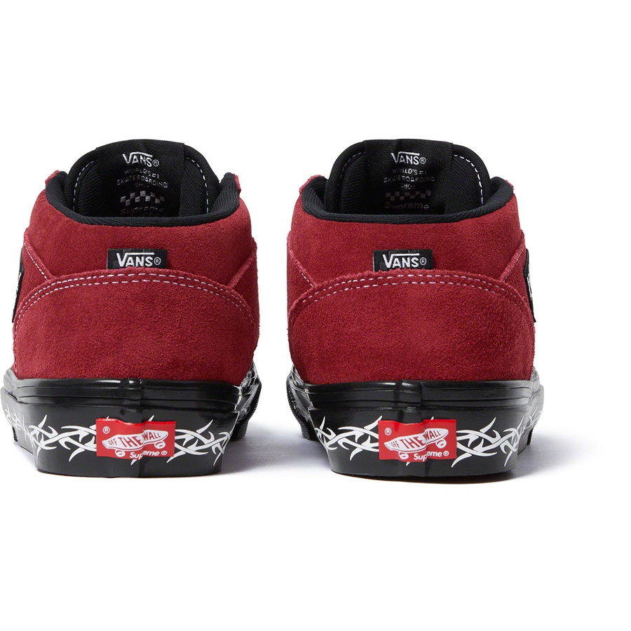 Details on Supreme Vans Half Cab Burgundy  from fall winter
                                                    2021 (Price is $110)
