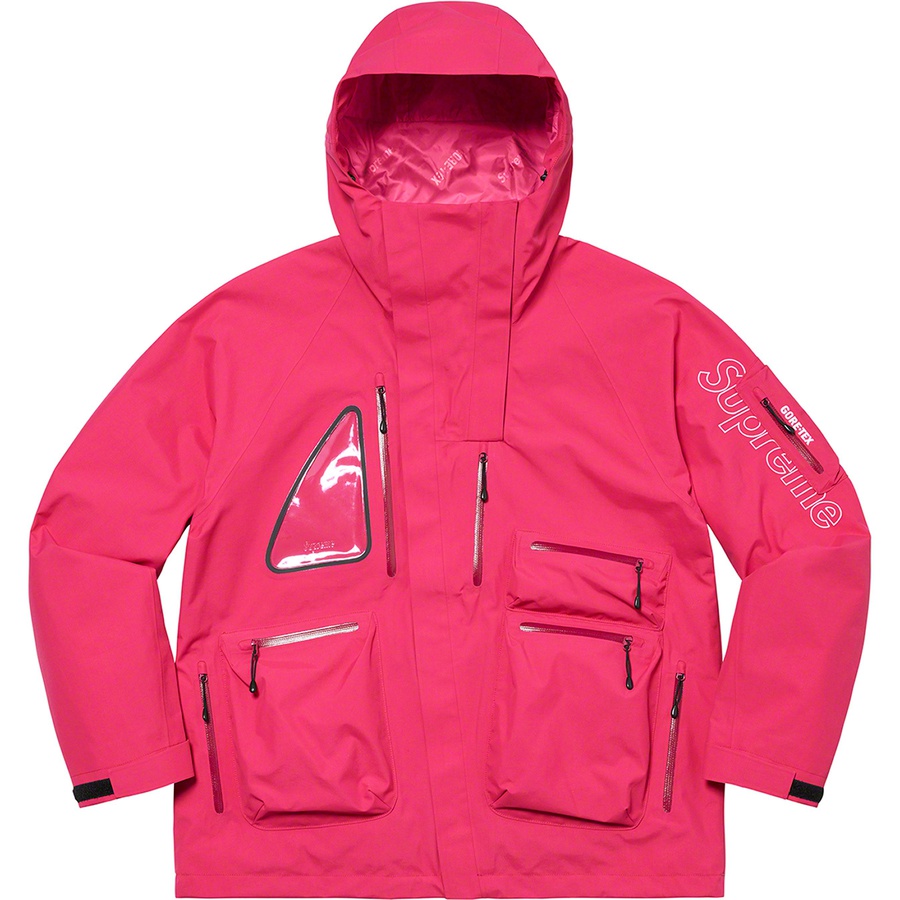 Details on GORE-TEX Tech Shell Jacket Pink from fall winter 2021 (Price is $328)