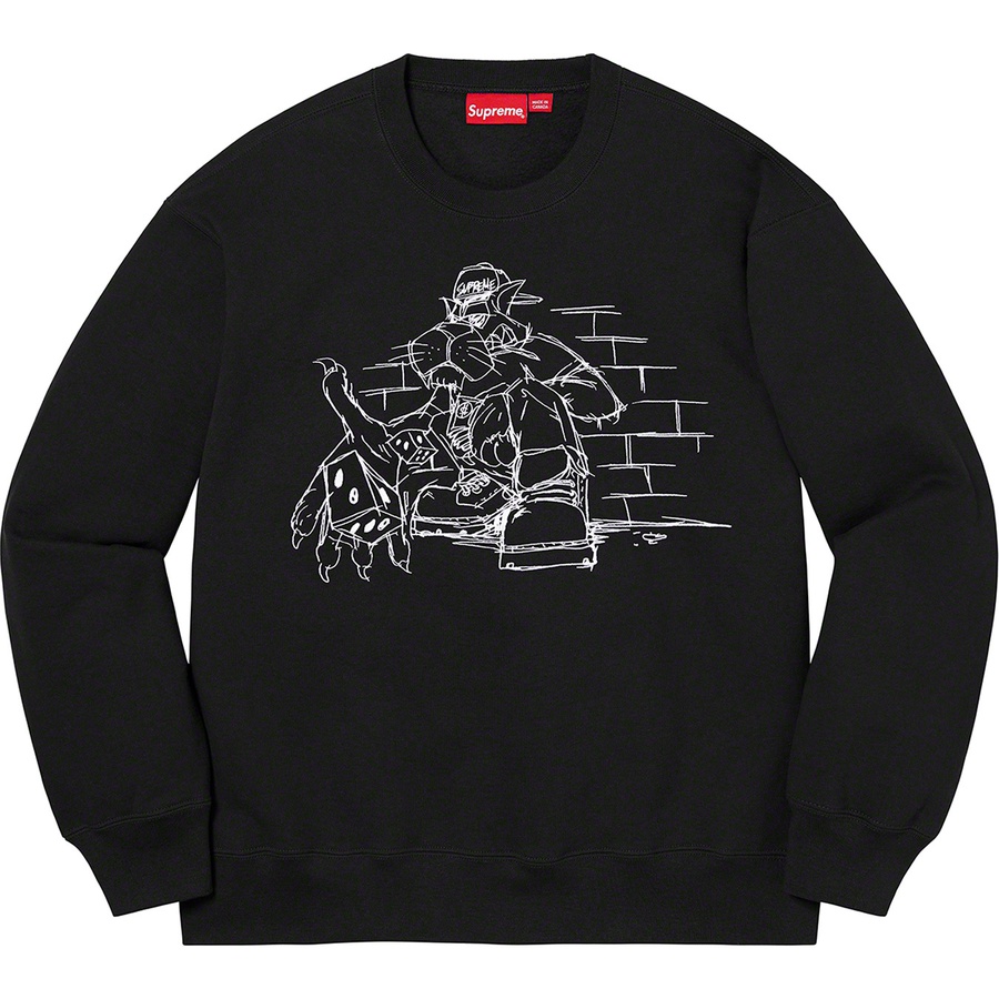 Details on Dice Crewneck Black from fall winter 2021 (Price is $148)