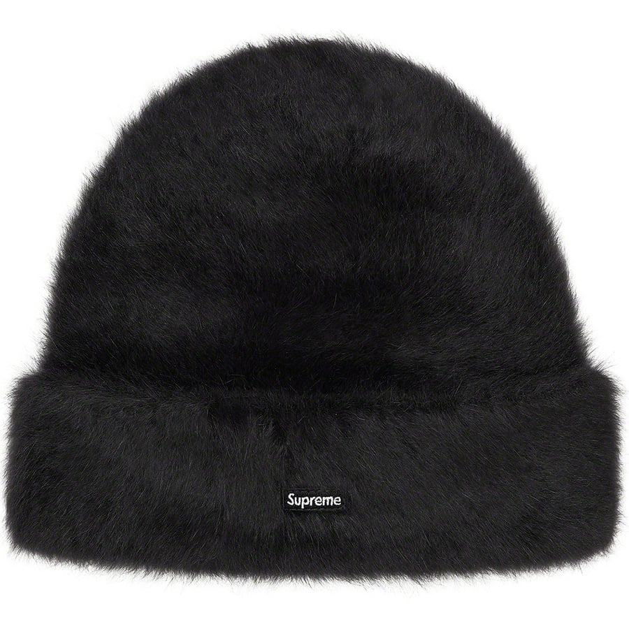 Details on Supreme Kangol Furgora Beanie Black from fall winter 2021 (Price is $68)