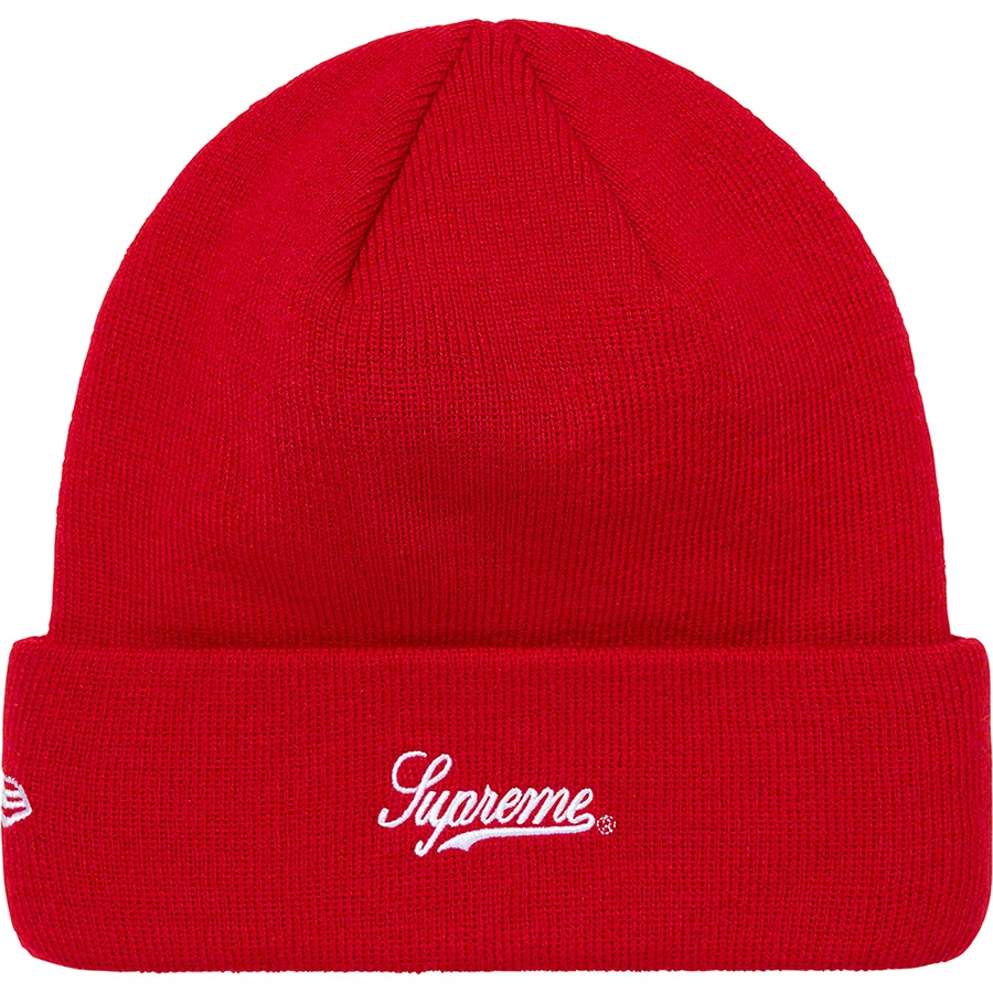 Details on Supreme Skittles <wbr>New Era Beanie Red from fall winter 2021 (Price is $44)