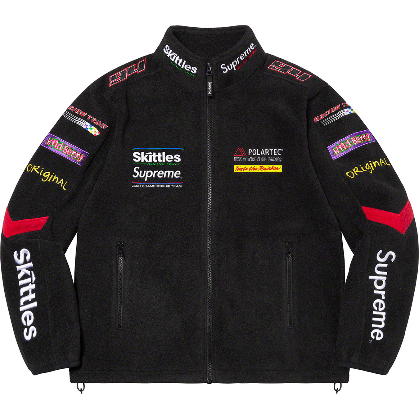 Skittles <wbr>Polartec Jacket - fall winter 2021 - Supreme