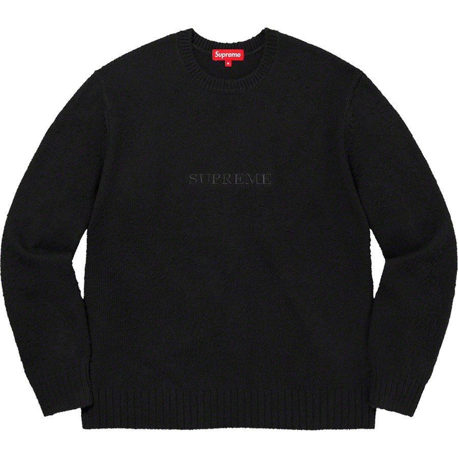 Details on Pilled Sweater Black from fall winter
                                                    2021 (Price is $148)