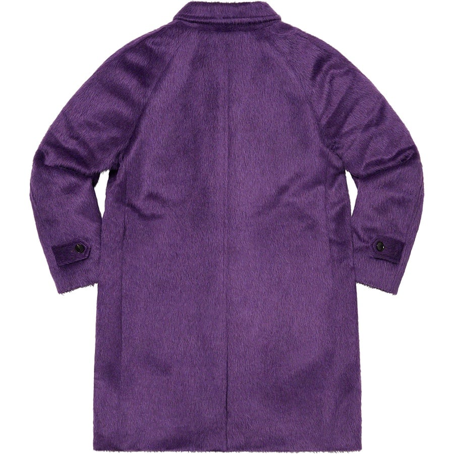 Supreme Alpaca Overcoat (FW21) - Purple - $798