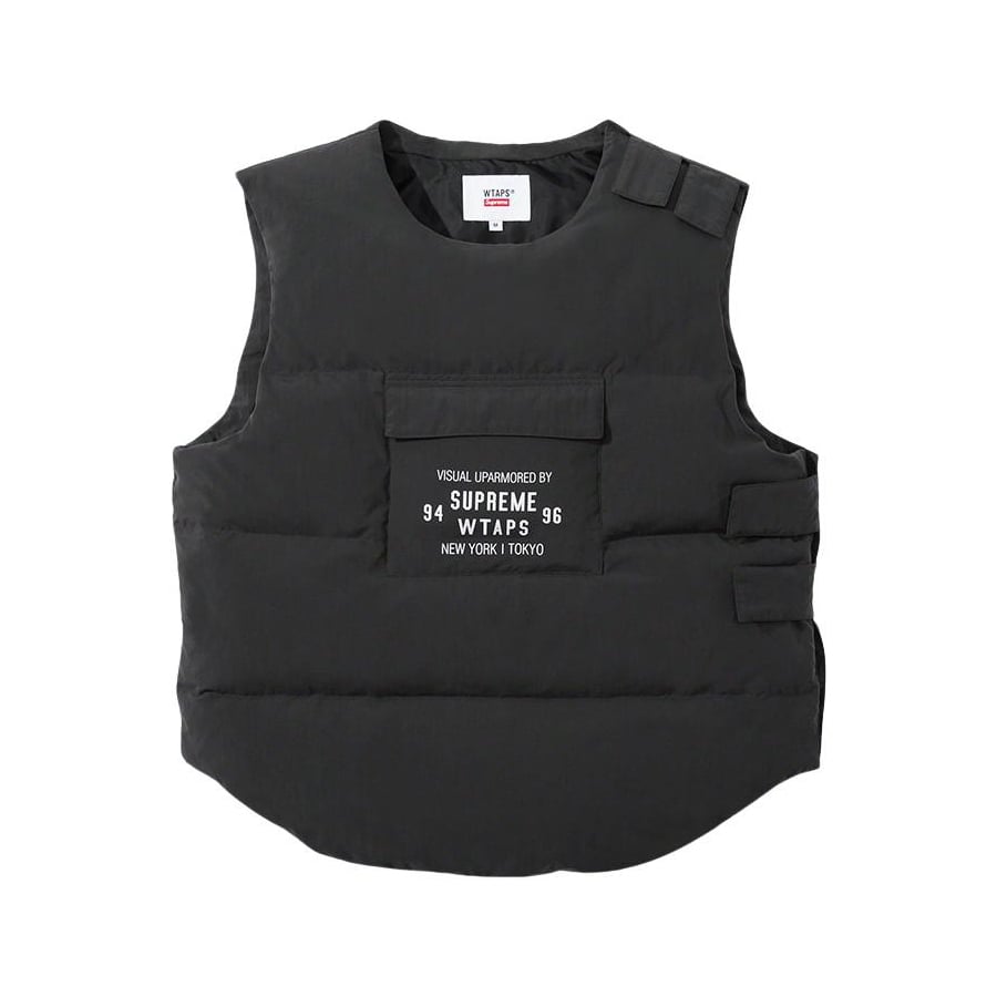 Details on Supreme WTAPS Tactical Down Vest  from fall winter
                                                    2021 (Price is $198)