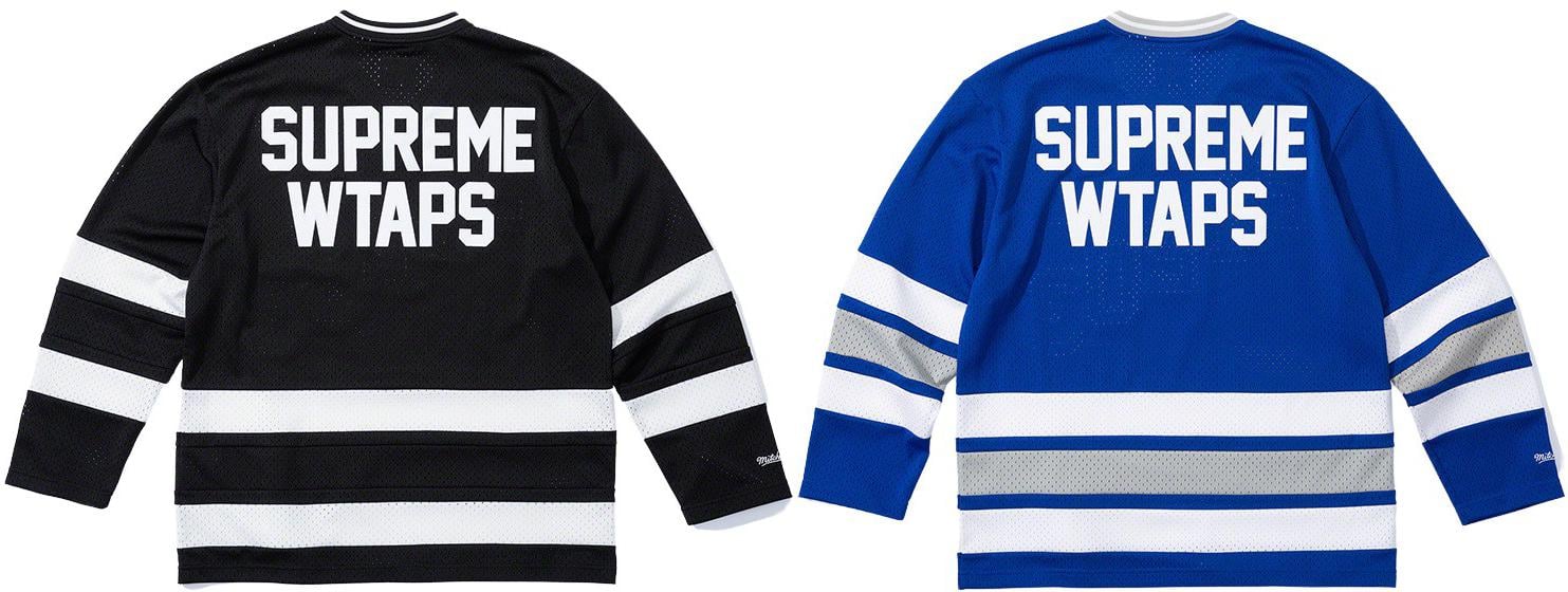 WTAPS Mitchell & Ness Hockey Jersey - fall winter 2021 - Supreme