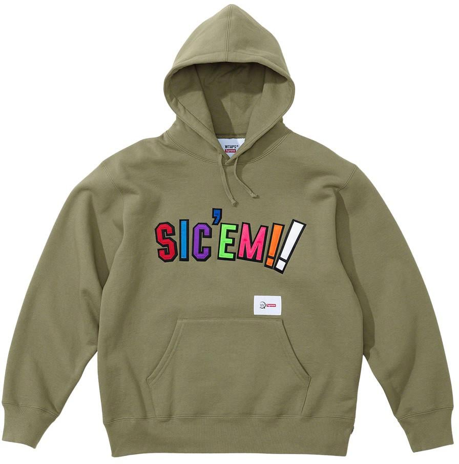 WTAPS Sic'em! Hooded Sweatshirt - fall winter 2021 - Supreme