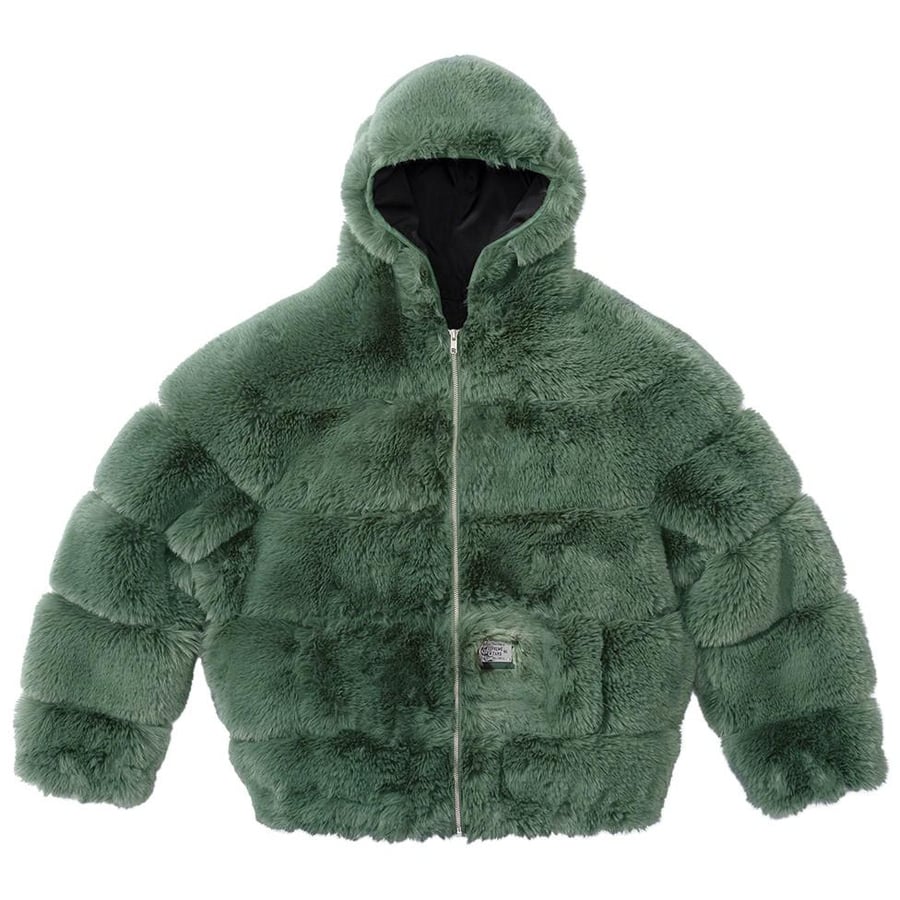 Details on Supreme WTAPS Faux Fur Hooded Jacket  from fall winter 2021 (Price is $448)