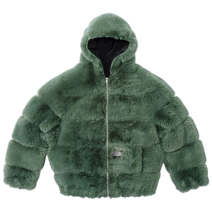 Details on Supreme WTAPS Faux Fur Hooded Jacket  from fall winter
                                                    2021 (Price is $448)