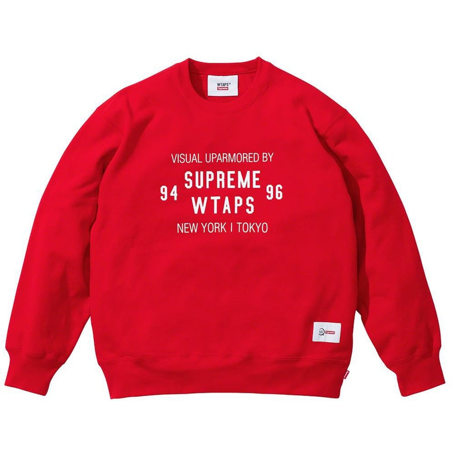 Details on Supreme WTAPS Crewneck  from fall winter
                                                    2021 (Price is $158)