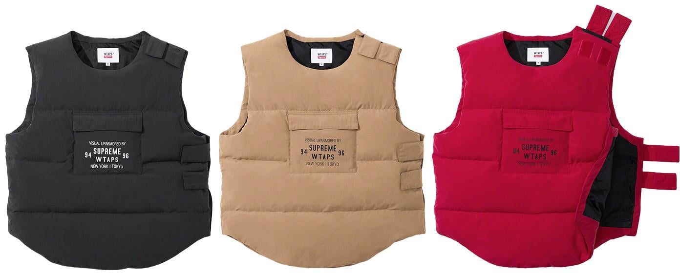 Supreme / WTAPS Tactical Down Vest "Red"