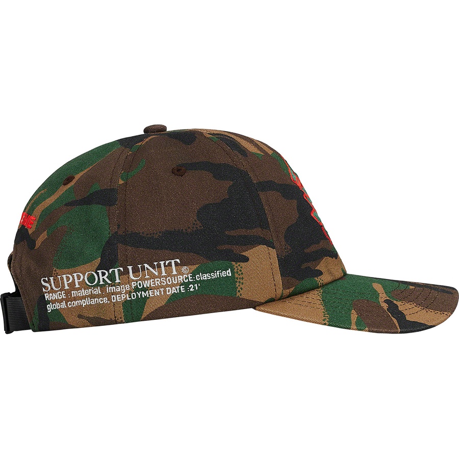 Details on Support Unit 6-Panel Swirl Camo from fall winter
                                                    2021 (Price is $54)