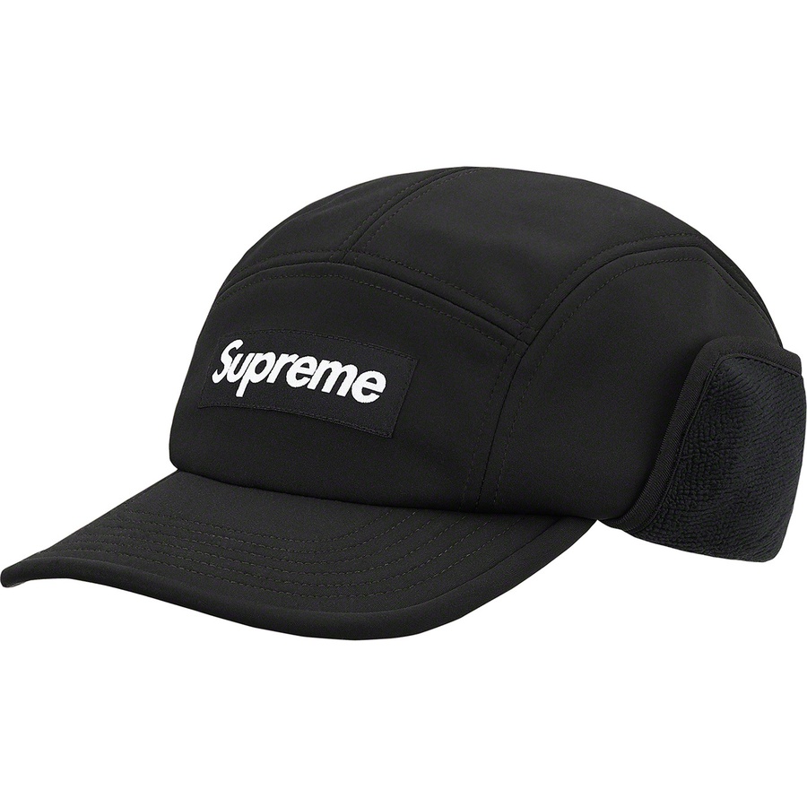 Details on WINDSTOPPER Earflap Camp Cap Black from fall winter 2021 (Price is $60)