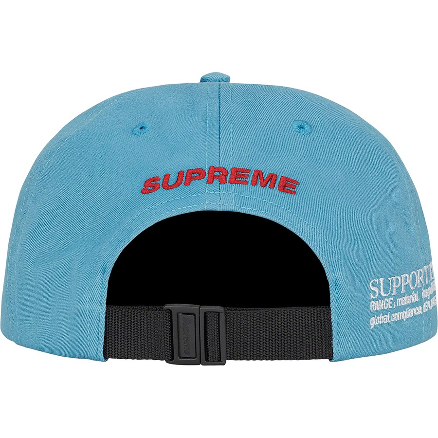 Details on Support Unit 6-Panel Dusty Blue from fall winter 2021 (Price is $54)