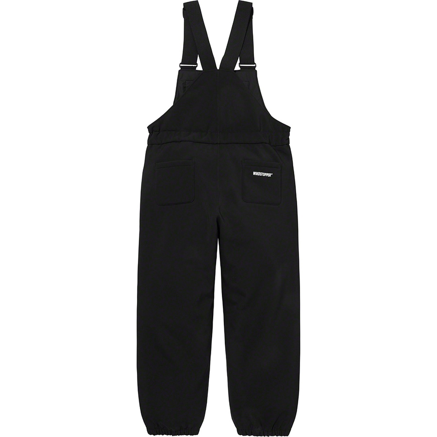 Details on WINDSTOPPER Overalls Black from fall winter 2021 (Price is $228)