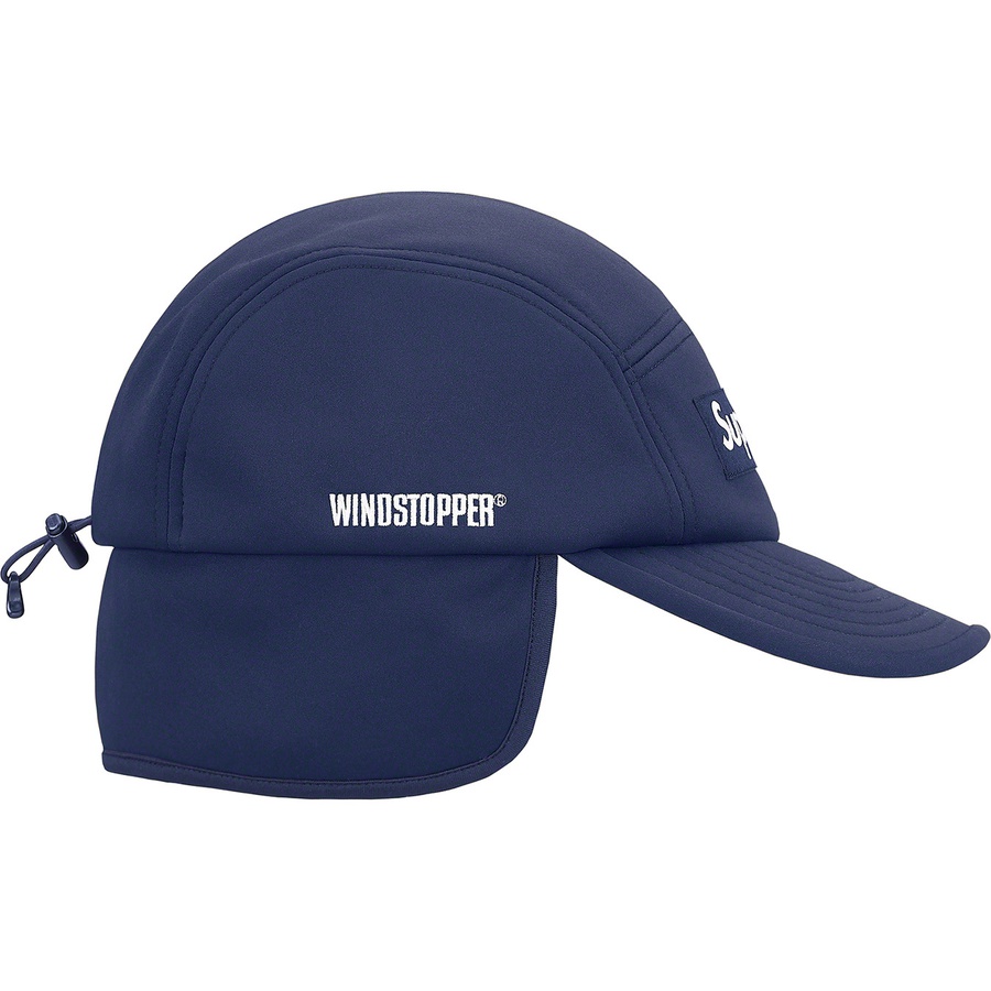 Details on WINDSTOPPER Earflap Camp Cap Navy from fall winter
                                                    2021 (Price is $60)