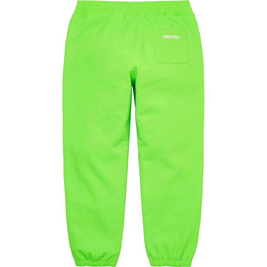 Details on WINDSTOPPER Sweatpant Bright Green from fall winter
                                                    2021 (Price is $168)