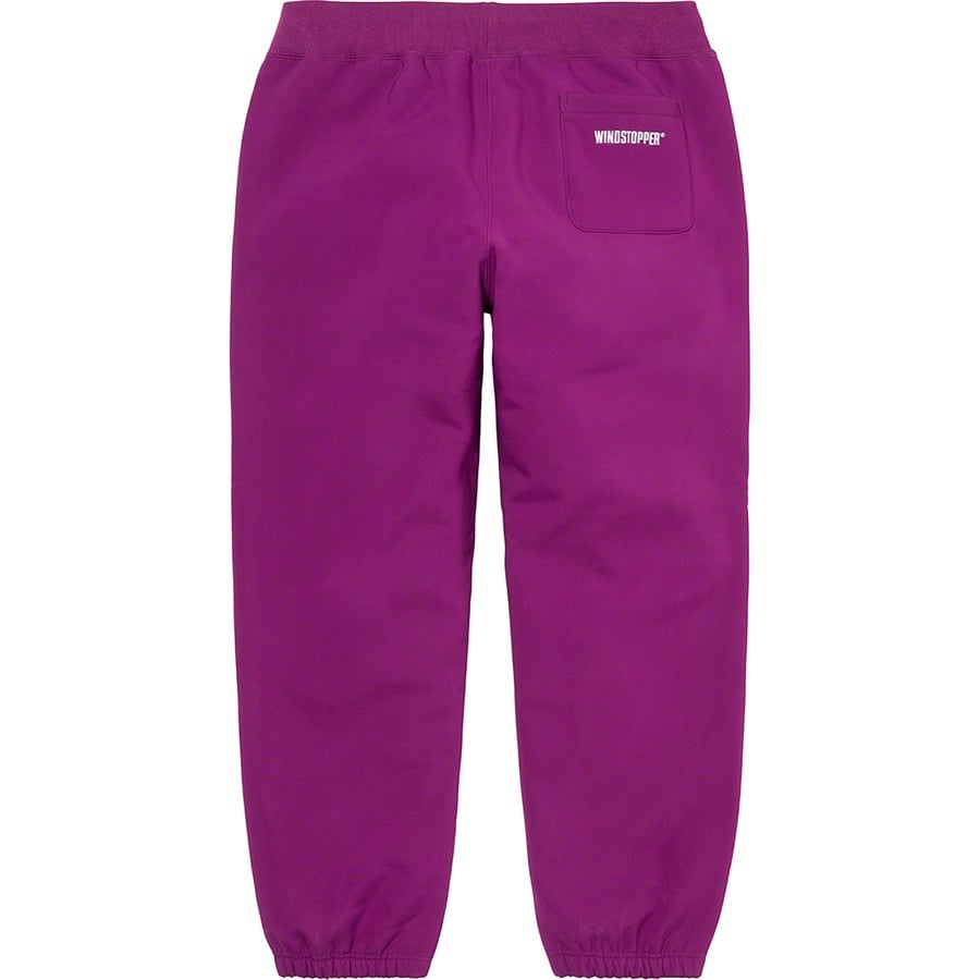 Details on WINDSTOPPER Sweatpant Purple from fall winter
                                                    2021 (Price is $168)