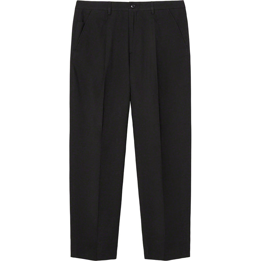 Details on Pleated Trouser Black from fall winter
                                                    2021 (Price is $168)