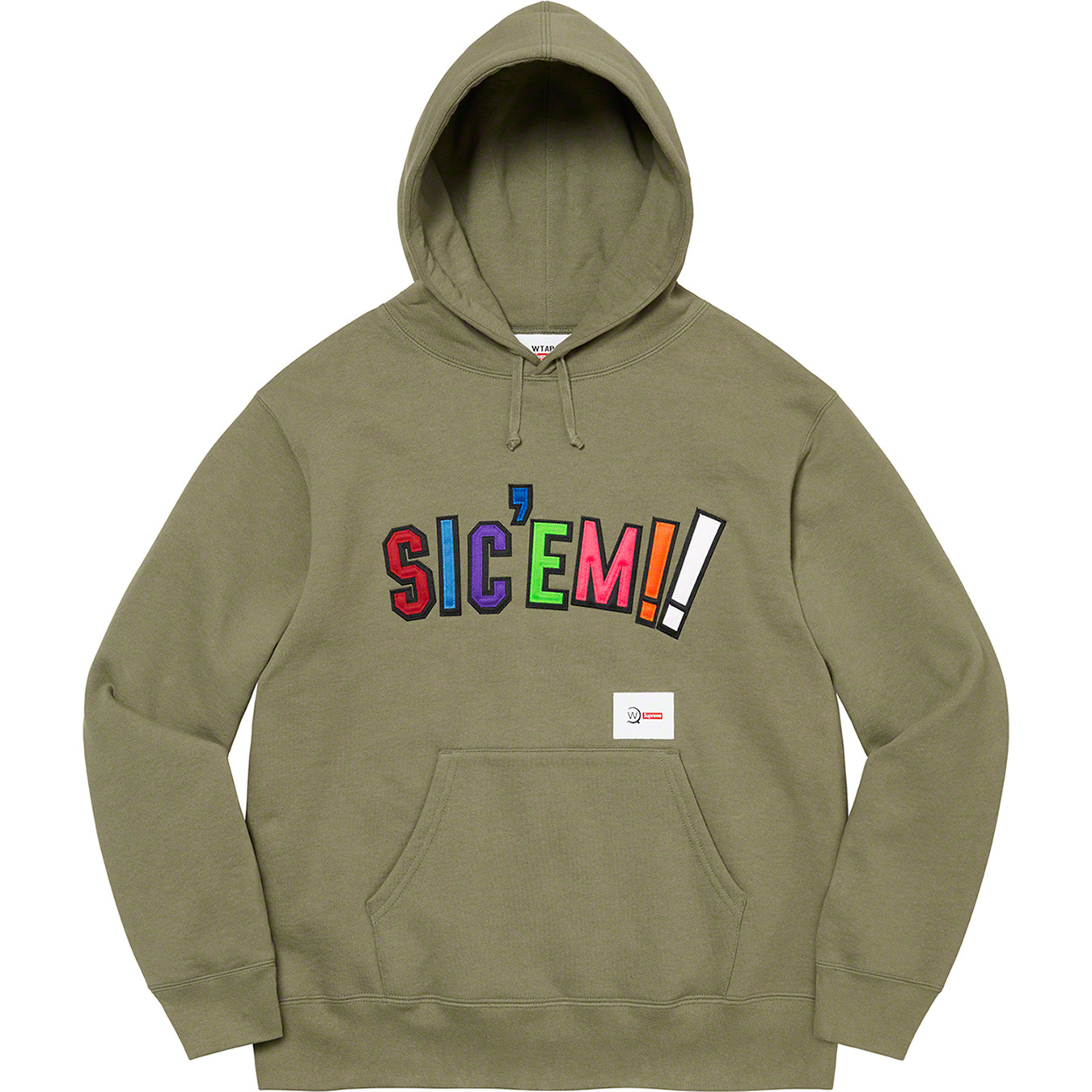 WTAPS Sic'em! Hooded Sweatshirt - fall winter 2021 - Supreme