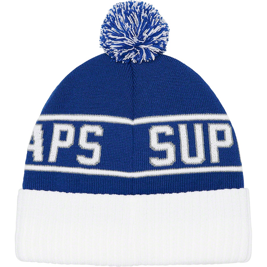 Details on Supreme WTAPS Beanie Blue from fall winter
                                                    2021 (Price is $38)