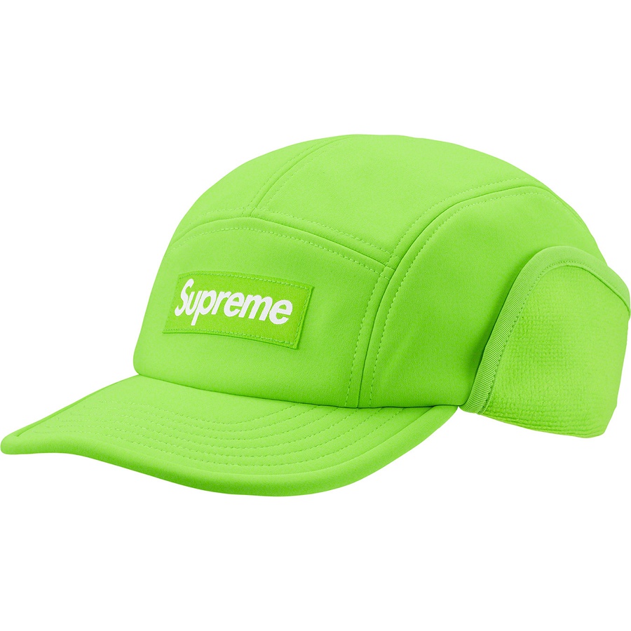 Details on WINDSTOPPER Earflap Camp Cap Bright Green from fall winter
                                                    2021 (Price is $60)