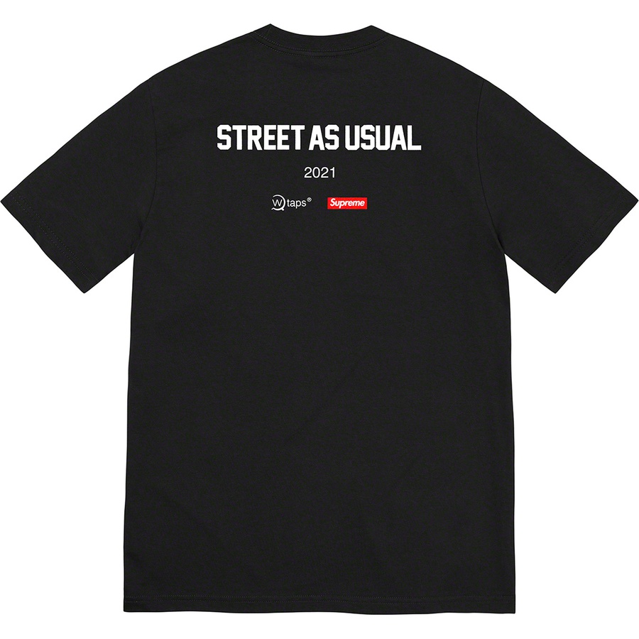 Details on Supreme WTAPS Sic'em! Tee Black from fall winter
                                                    2021 (Price is $44)