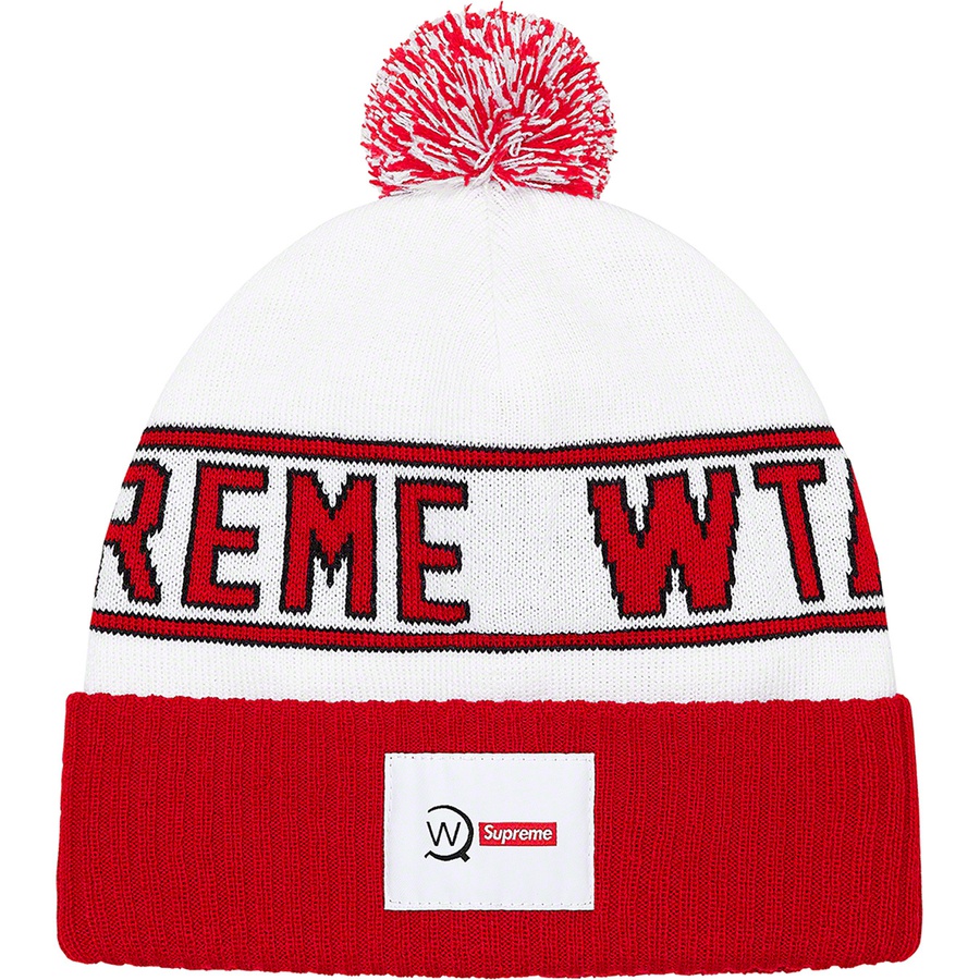 Details on Supreme WTAPS Beanie White from fall winter
                                                    2021 (Price is $38)