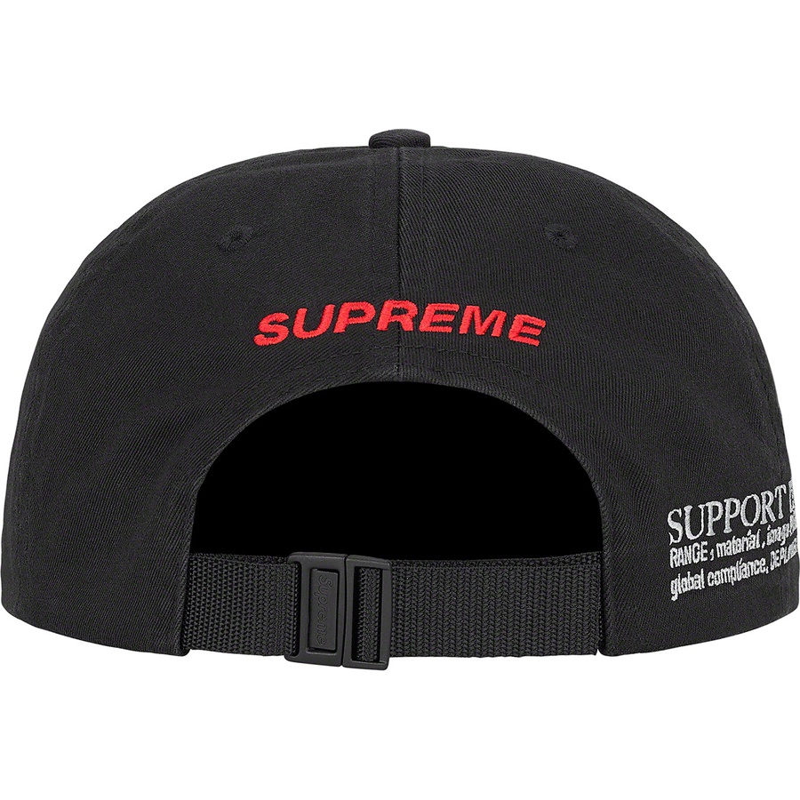 Details on Support Unit 6-Panel Black from fall winter
                                                    2021 (Price is $54)